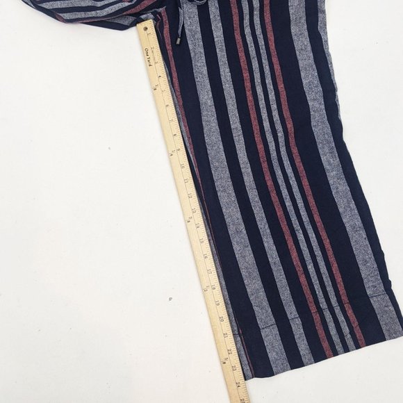 Splendid Linen Striped Jumpsuit NEW NWT S Blue - Picture 7 of 11